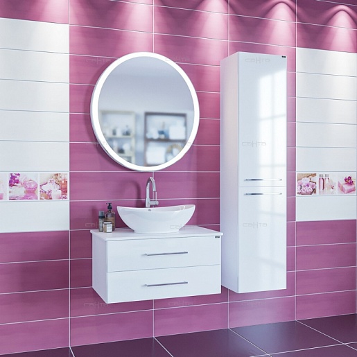 СанТа Тумба с раковиной Вегас 80 подвесная – фотография-2