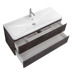 BelBagno Тумба под раковину Albano 120 подвесная Rovere Nature Grigio – фотография-4