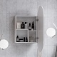 Акватон Мебель для ванной Марбл 80 подвесная слэйт/белая матовая – фотография-34