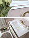 Атолл Мебель для ванной Валери 80 белая/золото – картинка-10