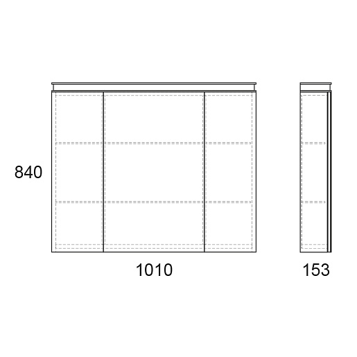 Owl 1975 Зеркало-шкаф для ванной Ragnar 100 – фотография-4