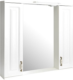 Stella Polare Зеркальный шкаф Кармела 85/С ольха белая – фотография-3