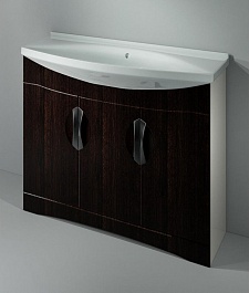Какса-а Мебель для ванной Каприз 105 венге – фотография-2