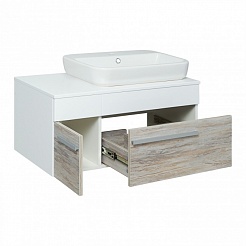 Runo Мебель для ванной Вудлайн 85 (Caspia 60 Square) – фотография-7