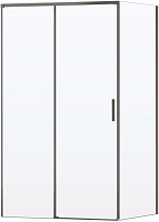 Vincea Душевой уголок Soft 2 130x90 VSR-3SO29013CLGM профиль вороненая сталь стекло прозрачное
