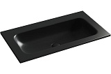 Ceramicanova Мебельная раковина Grace 81 без отверстий CN7012MBwx чёрный матовый