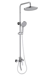 Aquatek Душевая система Лугано AQ2740CR хром – фотография-1