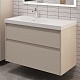Aquanet Тумба с раковиной Nova Lite 2.0 90 L подвесная бежевая матовая – картинка-26