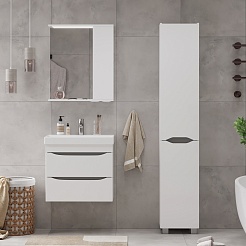 Volna Тумба с раковиной Lake 60.2Y подвесная белая – фотография-9