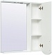 Runo Зеркальный шкаф Неаполь 75 R белый – фотография-7