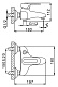Frap Смеситель для ванны с душем H04 F3204 хром – картинка-6