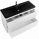 BelBagno Мебель для ванной Albano 120 напольная Bianco Lucido с раковиной BB1200/455-LV-ART-ALR-NERO – картинка-19