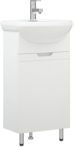 Corozo Тумба с раковиной Лея 45 белая – фото-1