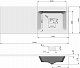 Onika Тумба с раковиной Милтон Нова 120 R под стиральную машину белая – картинка-18