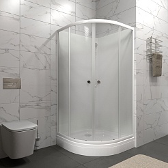 Triton Душевая кабина Лайт 90x90 А без крыши – фотография-5