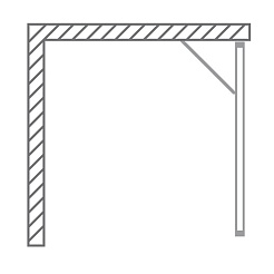 Roltechnik Душевая стенка HBB/900 – фотография-4