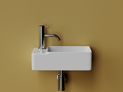 Ceramicanova Раковина Element 39/22 L CN5046 белая – фотография-6