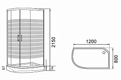 Parly Душевая кабина SP121R – фотография-4
