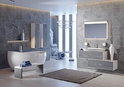 Aqwella Мебель для ванной Genesis 100 миллениум серый – фотография-12