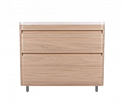 Style Line Тумба с раковиной напольная Атлантика 60, Люкс ясень перламутр, PLUS – фотография-5