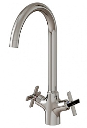 Mixline Смеситель для кухни 1/2 керамический ML37-032 "Cross" – фотография-1
