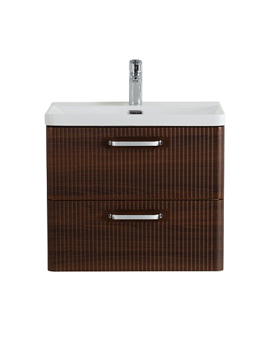 BelBagno Тумба с раковиной Due 50 подвесная Noce ручки Хром полированный – фотография-10