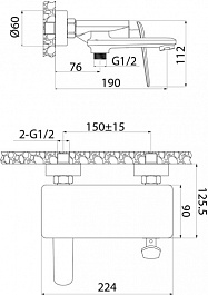 Iddis Смеситель для ванны Dash DASSB00i02WA – фотография-8