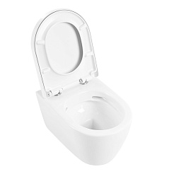 BelBagno Унитаз подвесной Marino BB105CHR/BB105SC безободковый – фотография-5