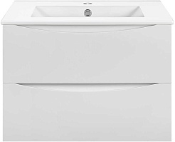 Vincea Тумба с раковиной Mia Slim 60 подвесная белая – фотография-1