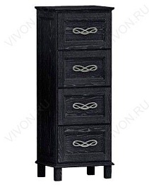 Opadiris Комод для ванной "Гарда 43" нерро – фотография-1