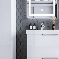 Бриклаер Тумба под раковину Хелена 60 белая – фотография-5