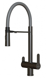 Mixline Смеситель для кухни 35k MLSS-0401BL чёрный графит – фотография-1