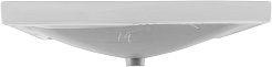 Aquanet Тумба с раковиной Джейн (Flat) 80 Flash подвесная бежевая матовая – фотография-11