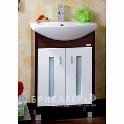 Бриклаер Мебель для ванной Бали 60 L венге – фотография-6