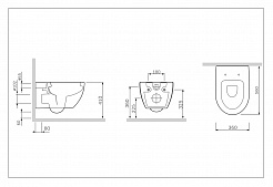 Am.Pm Комплект: инсталляция Duofix Delta 3 в 1 + унитаз Awe с микролифтом – фотография-6