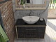Какса-а Мебель для ванной Бруклин 100 черный мрамор – картинка-16