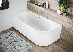Riho Акриловая ванна DESIRE 184x84 R Velvet White – фотография-3