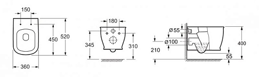 BelBagno Унитаз подвесной PRADO – картинка-3