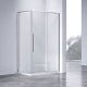 Vincea Душевой уголок Slim-N 130x80 VSR-4SN8013CL профиль хром стекло прозрачное – фотография-9