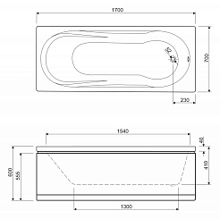 Cezares Фронтальный экран MODENA-170-SCR – фотография-3