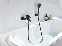 Aquatek Душевая система Европа AQ1349MB матовый черный – фотография-5