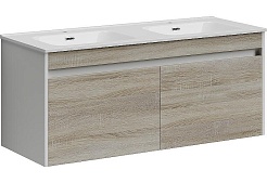 Sancos Тумба с раковиной Smart 120-2 дуб бардолино раковина Element 121 CN7004 – фотография-1