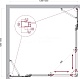 BelBagno Душевой уголок Luce 130/130 LUCE-A-22-100+30-C-Cr профиль хром стекло прозрачное – фотография-12