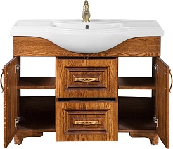 Водолей Тумба с раковиной Дубэлла 105 орех – фотография-3