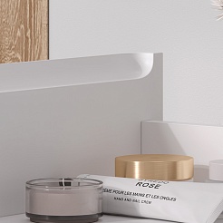 Equil Тумба под раковину Nice 70 2 ящика напольная белая – фотография-6