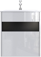 Am.Pm Тумба с раковиной Func 60 подвесная белая глянцевая