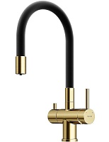 Sancos Смеситель для кухни Lucia SC4004BG брашированное золото PVD покрытие