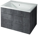 Какса-а Тумба для умывальника Кристалл 65 серая