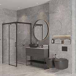 Cezares Смеситель для биде Domus 18CR304PZ хром/брашированный чёрный – фотография-2