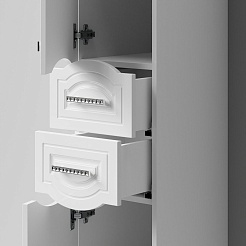 Водолей Пенал для ванной Адам 30 L белый – фотография-5